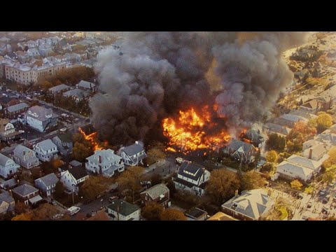 Видео: Трагедия в небе Нью-Йорка