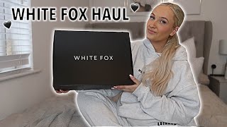 HUGE WHITE FOX TRY ON CLOTHING HAUL!!🖤