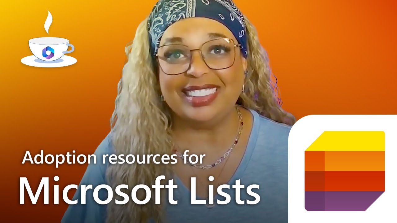 Microsoft Lists adoption resources - YouTube