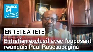 Emprisonné 939 jours, l'opposant rwandais Paul Rusesabagina voit dans sa libération "un miracle"