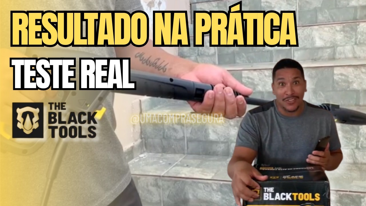 Antes de Comprar a Lavadora de Alta Pressão The Black Tools, Veja Esse Teste