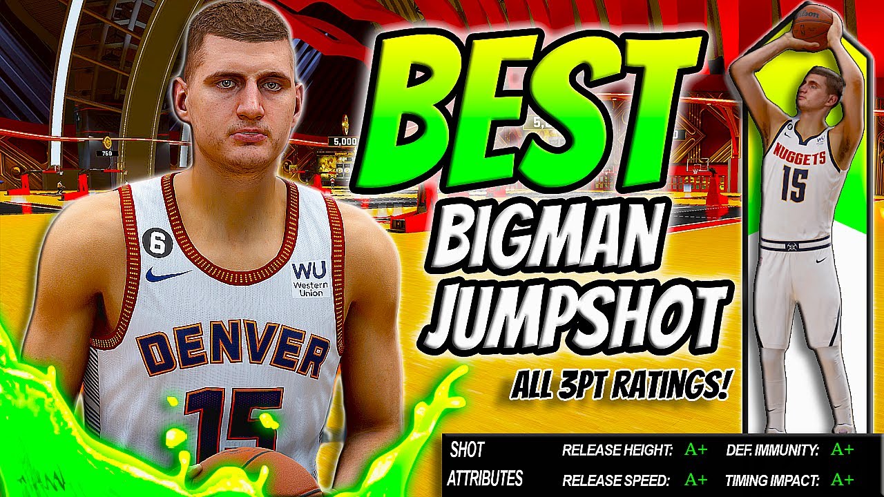 BEST Jumpshot for Bigs in NBA 2k24 ALL 3PT Ratings! BEST 6'10" and up