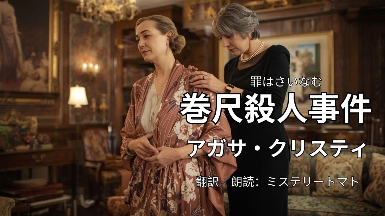 【朗読ミステリー・文学】　巻き尺殺人事件　アガサ・クリスティ　セント・メアリー・ミードに住む、裕福な夫人が殺害された。村は犯人当てで大騒ぎ。