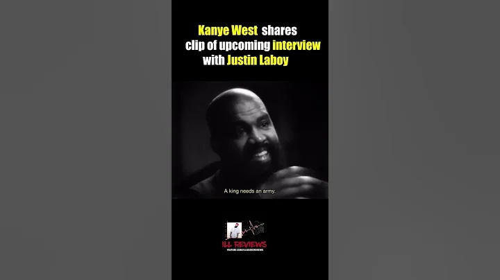 Kanye West shares a clip of upcoming interview with Justin Laboy #Ye #Vultures1