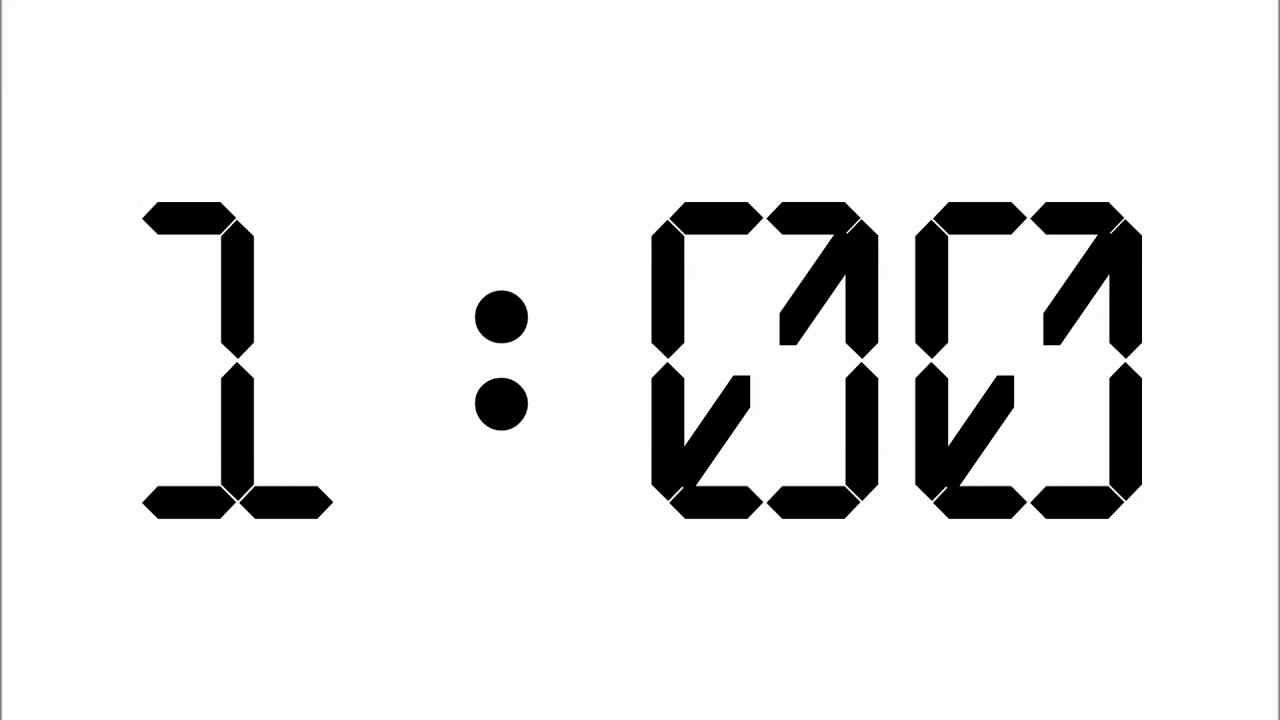 Time 1. Таймер 60 секунд. Таймер 1 секунда. Таймер отсчета 1 минута.