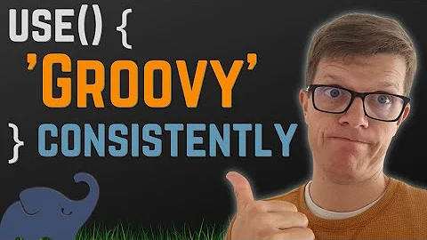 Use Groovy consistently (Gradle best practice tip #18)