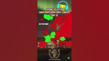 Trying to get a subscriber from every country (Day 2) #mapping #mappers #geography #europe