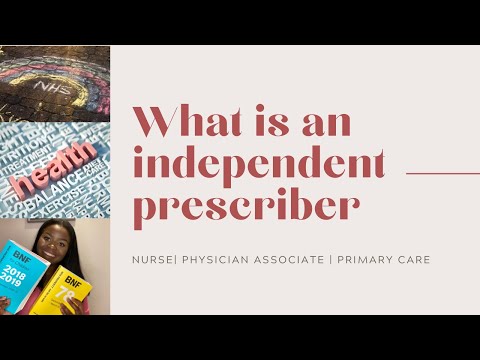 What is an independent prescriber? how to become a nurse non-medical prescriber | V300 |V150