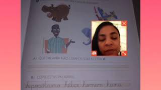 Atividade de Caligrafia 'Aula Remota'