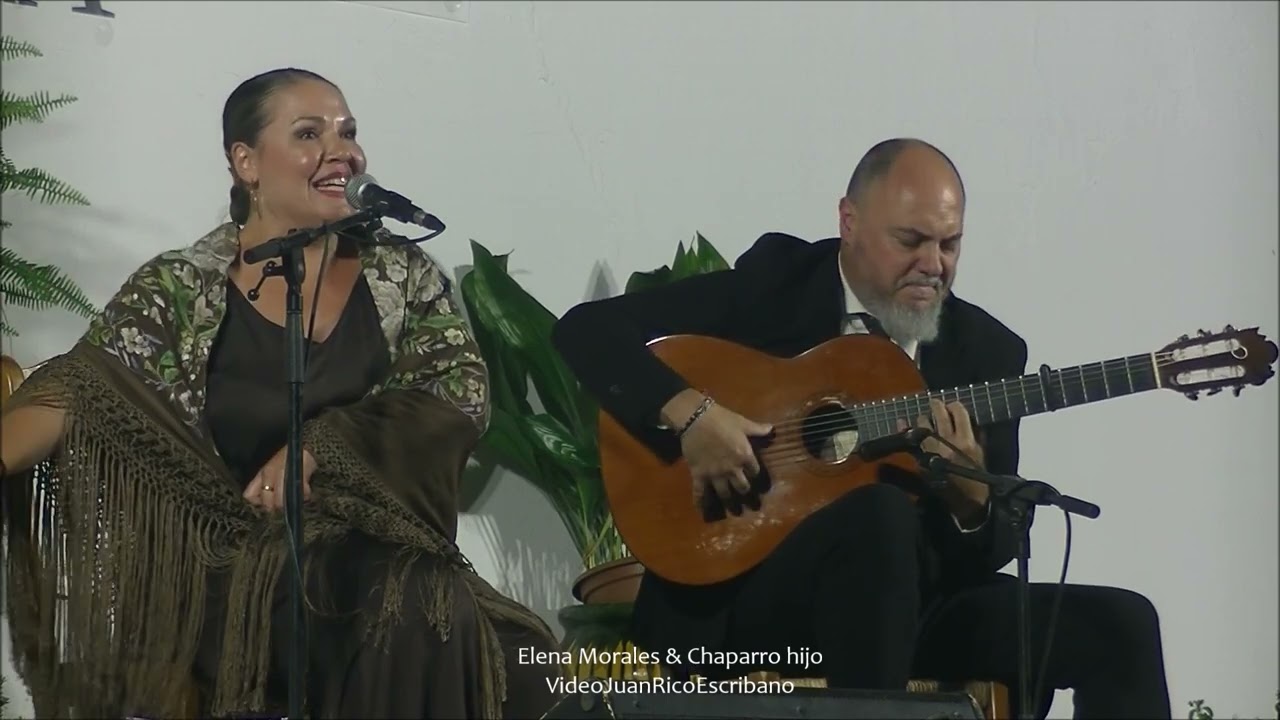 Elena Morales con Chaparro hijo -  Cantiñas