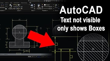 Text not visible in AutoCAD