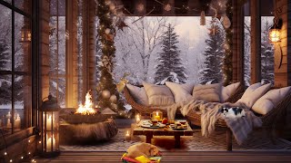 Winter Cozy Cabin🍁Piano Music & Crackling Fireplace & Winter Nature Sounds For Sleeping by Enjoy Nature 391 views 6 months ago 24 hours