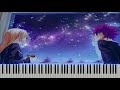 Shokugeki No Soma OST Kibo No Uta Star Glass Ver Piano Tutorial Sheet