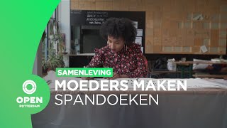 Moeders Maken Spandoeken In Wijkpaleis Voor Mars Met De Moeders Samenleving