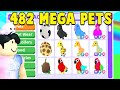 Getting All 482 MEGA PETS in Adopt Me!