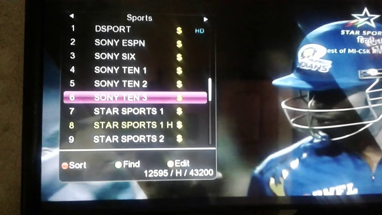 Star Sports 1|| Hindi || DD Free Dish || - YouTube