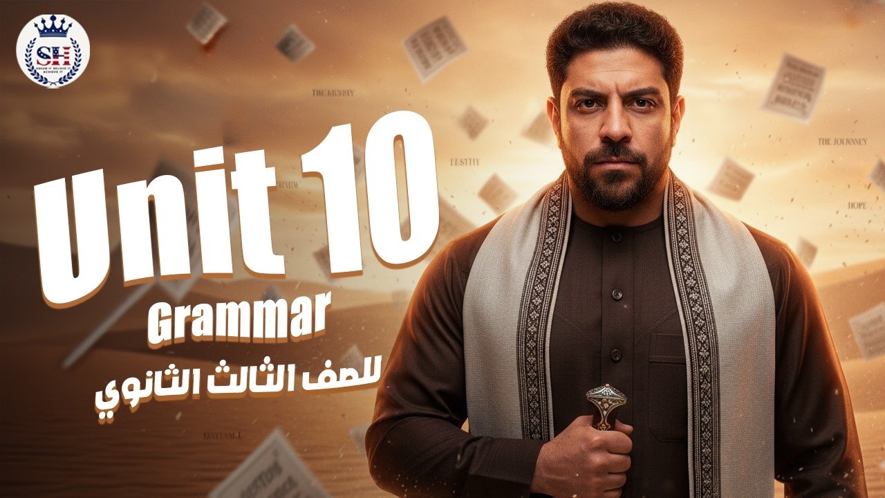 الوحده  العاشره unit 10 جرامر/ لغه انجليزيه | الصف الثالث الثانوي 2026 | مستر شادي صابر
