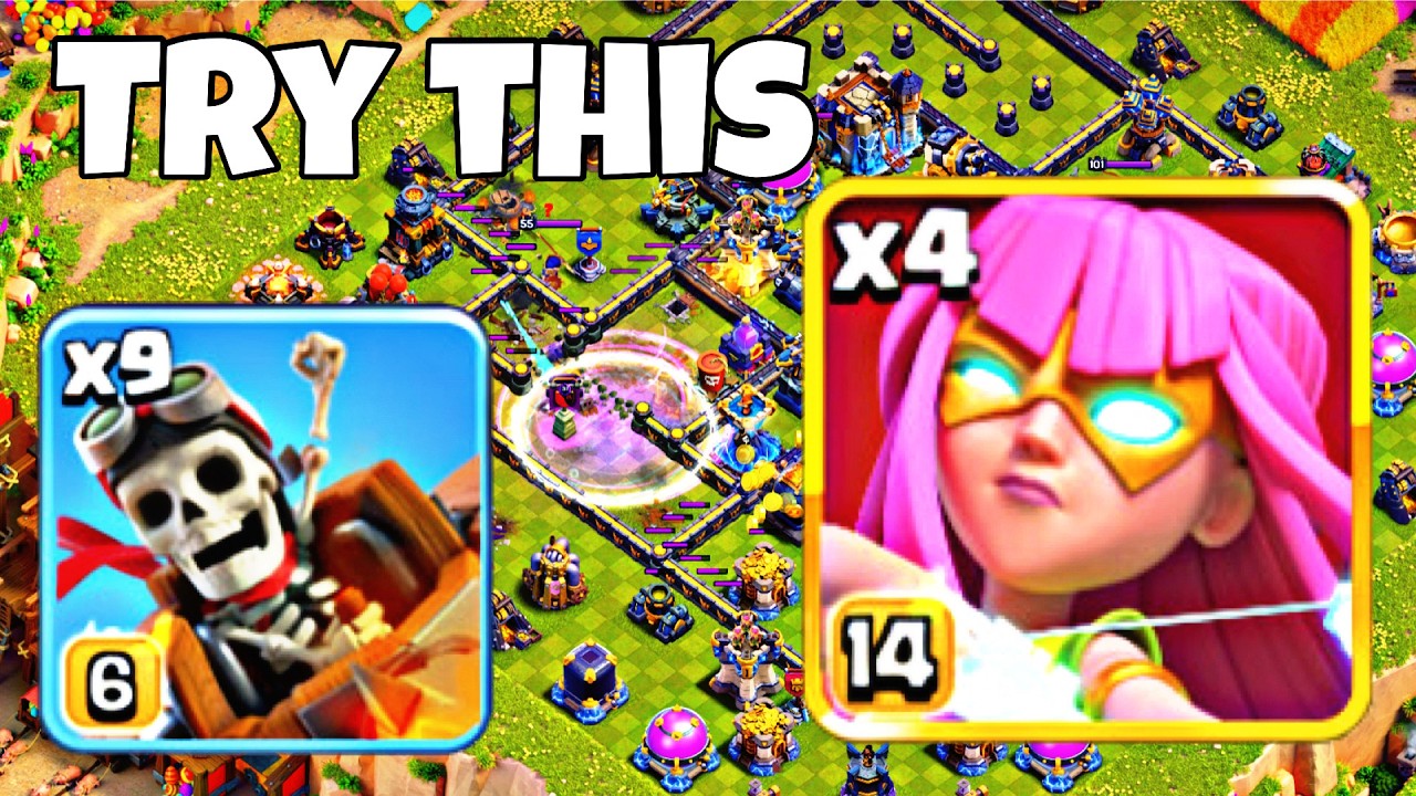 NEW Super Archer Blimp +  Dragon Riders = 100% Triples TH18 Legends