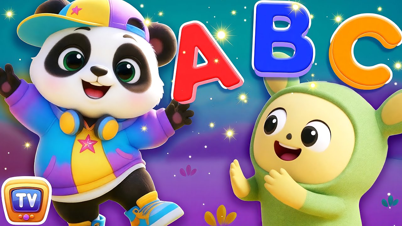 ABC Bounce with DJ Panda 🐼 | ABC Song for Kids with Bestie & Friends - ChuChu TV Nursery Rhymes