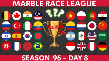 Marble Race League Season 96 DAY 8 Marble Race in Algodoo