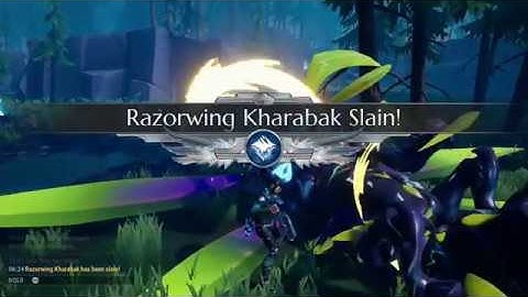 Dauntless Clips - Perfect Razorwing Kharabak - 1:37 Kill for Achievement - Build in Description