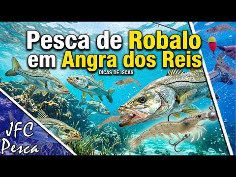 Miniatura do vídeo: Muito Robalo em Angra dos Reis | Pescaria com isca artificial | Camarão e Killer JIG