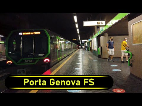 Metro Station Porta Genova FS - Milan ?? - Walkthrough ?