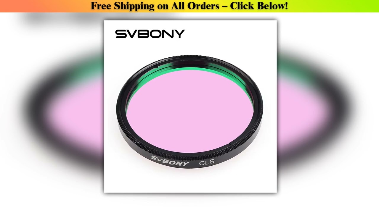SVBONY Filter 2 CLS Deep Sky for Astronomy Telescope Eyepiece Cut Light Pollution Reliable Choice