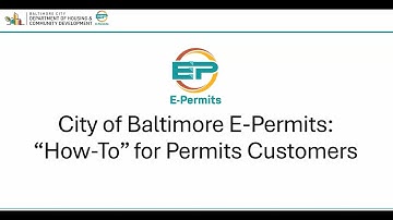 E-Permits Virtual "How-To" Session - March 27, 2025