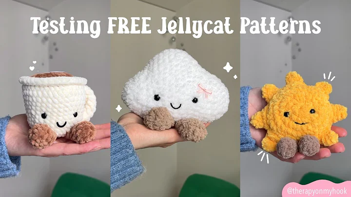 Testing Viral Jellycat-Inspired Crochet Patterns! (FREE patterns) 🌞☁️☕️