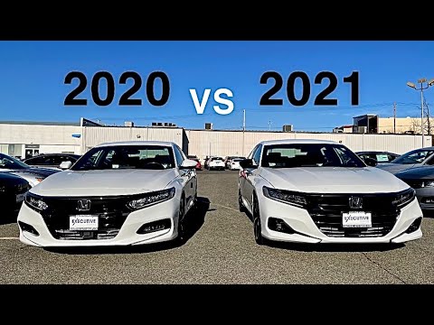Comparing 2020 VS 2021 Honda Accord side by side - A lot was changed