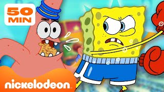 Les plus grosses disputes de Bob l'éponge et Patrick ! | 45 minutes | Nickelodeon France