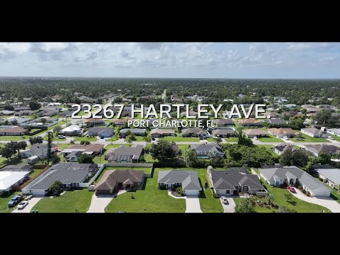 23267 Hartley Ave, Port Charlotte, FL home video tour
