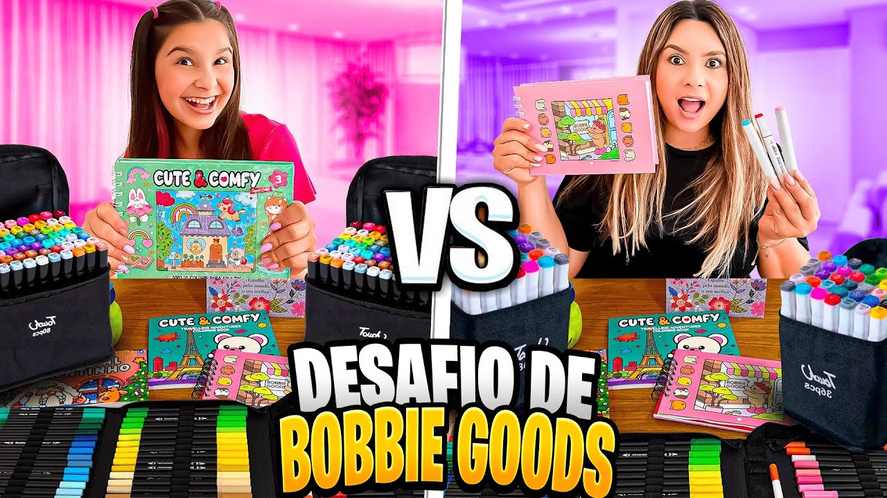 PINTANDO BOBBIE GOODS COM O MAIOR KIT DE CANETAS DO MUNDO!! * Pintei Bobbie Goods de Capivara