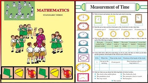 Std.3rd Math ★Measurement of Time★ Page no.74,75