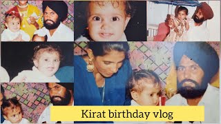 Kirat 1st birthday old photos | inder and kirat happy birthday vlog | must watch