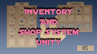 Showcase of an inventory system in Unity.