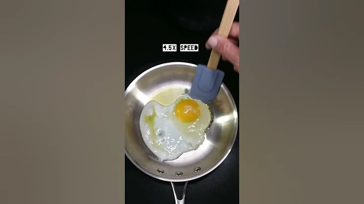Low Heat Stainless Pan Fried Egg