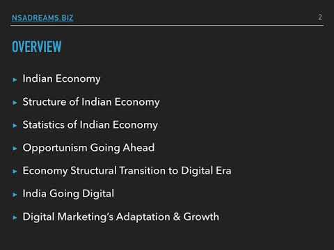 Indian Economy Digital Marketing 2020 - video from NSADREAMS