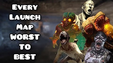 Every COD ZOMBIES Launch Map RANKED Worst-Best
