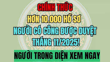 CHÍNH THỨC: Hơn 10.000 Hồ Sơ Người Có Công Được Duyệt Tháng 11/2025!