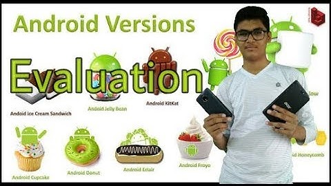 Android version evaluation from v1.0 to v8.0 || know about android versions !