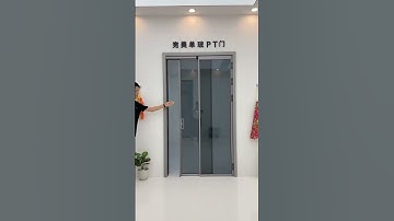 The latest design of sliding door system has sliding and opening functions to maximize the space