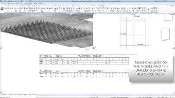 Allplan for Rebar Detailing - Automate Bar Lists