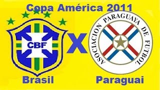 Brasil 0(0) x (2) 0 Paraguai - Oitavas de Final Copa América 2011 - Jogo Completo