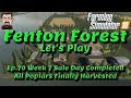  fenton forest lets play  map mod by stevie  ep70 i got the forage harvester fixed 