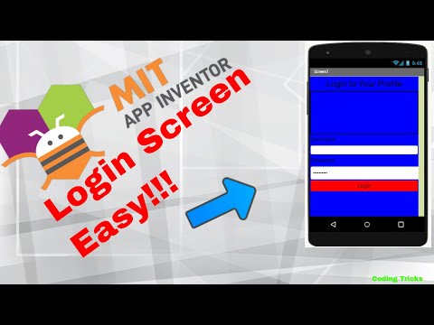 LOGIN Screen - MIT App Inventor (easy tutorial)