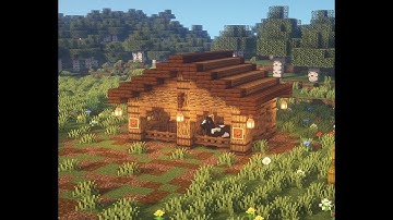 Minecraft | Small Horse Stable Tutorial