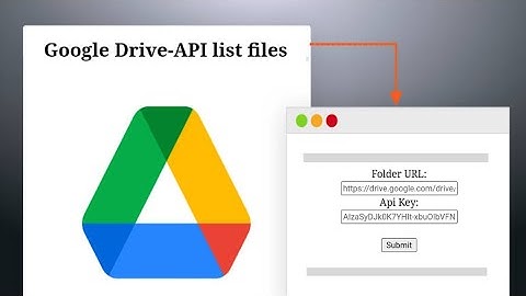 Google Drive list files in a folder using Drive API