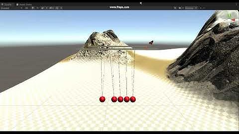 Newtons Cradle Unity without Unity Physics